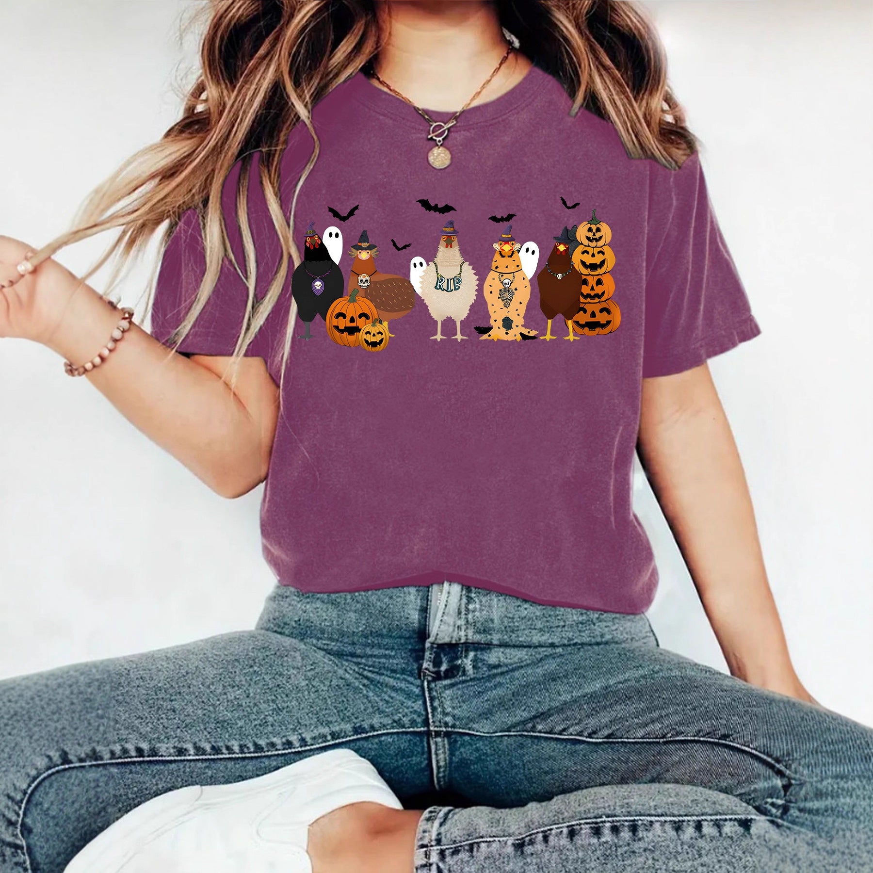 round-neck short sleeve