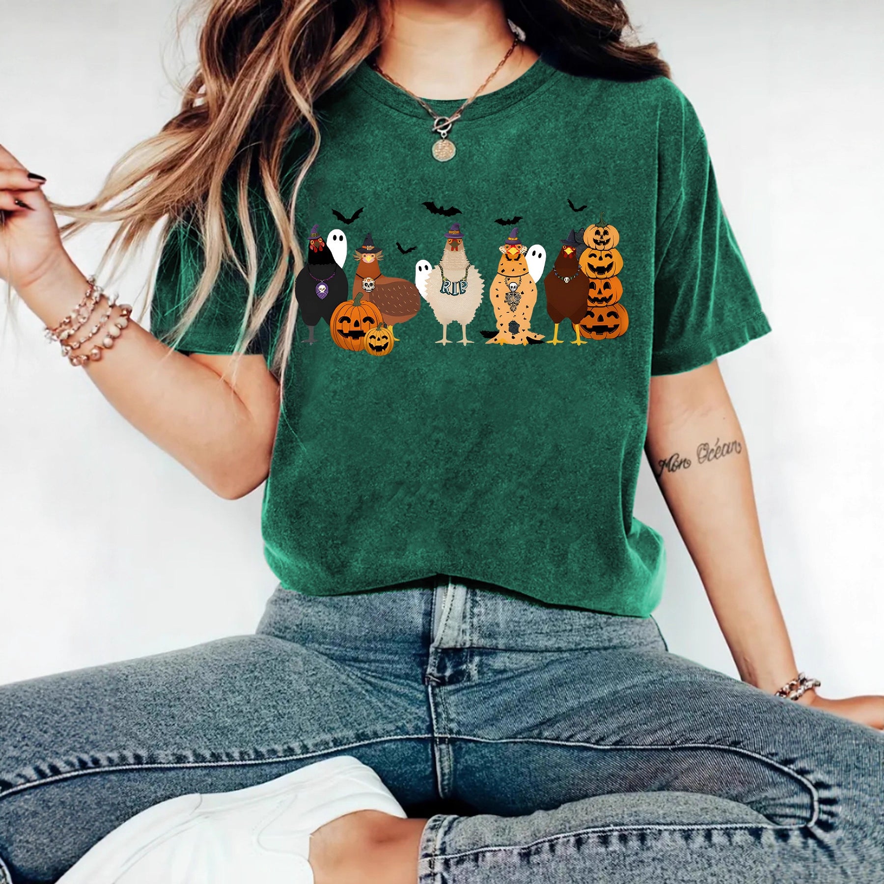 round-neck short sleeve